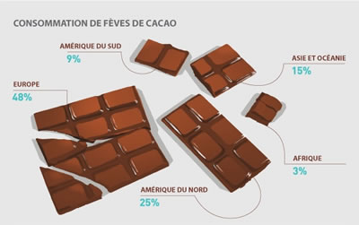 consommation glace au chocolat